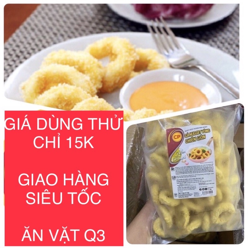 GÀ NUGGET VÒNG CP bịch 300gr+ 1kg
