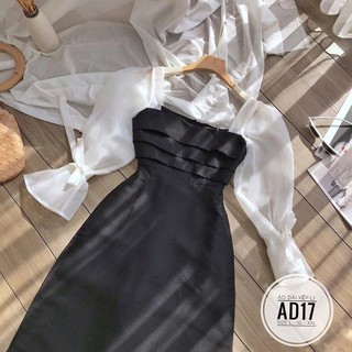 Bigsize Áo dài xếp li AD17