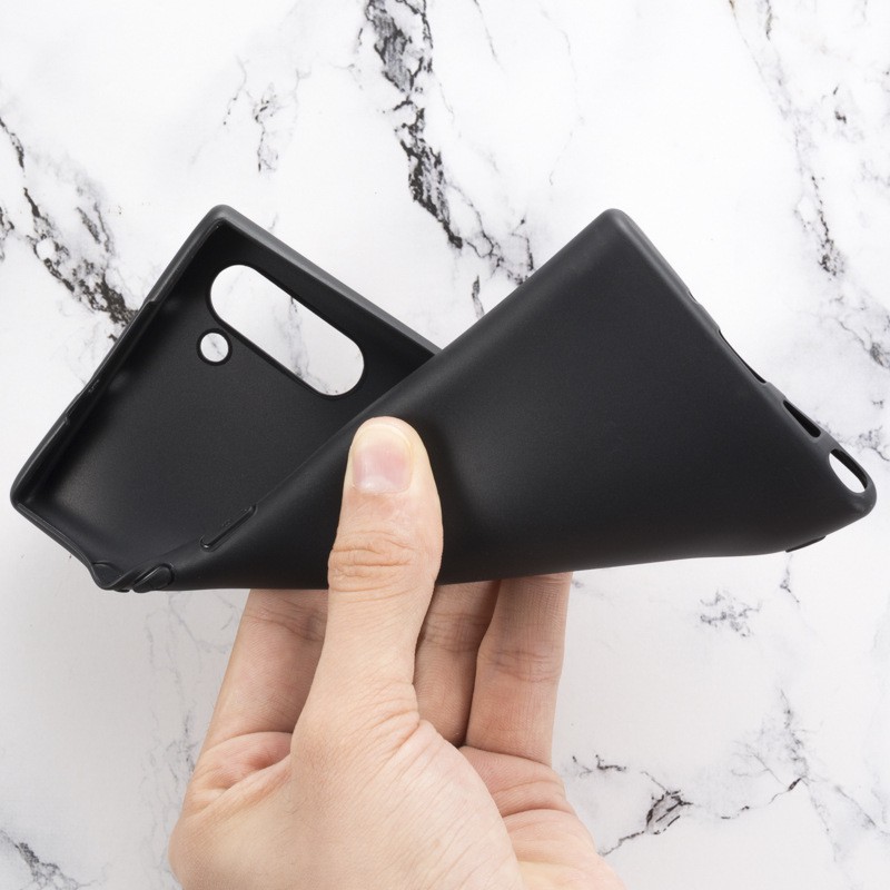 [Ảnh Thật] Ốp lưng Samsung Note 10 Dẻo Đen Nhám