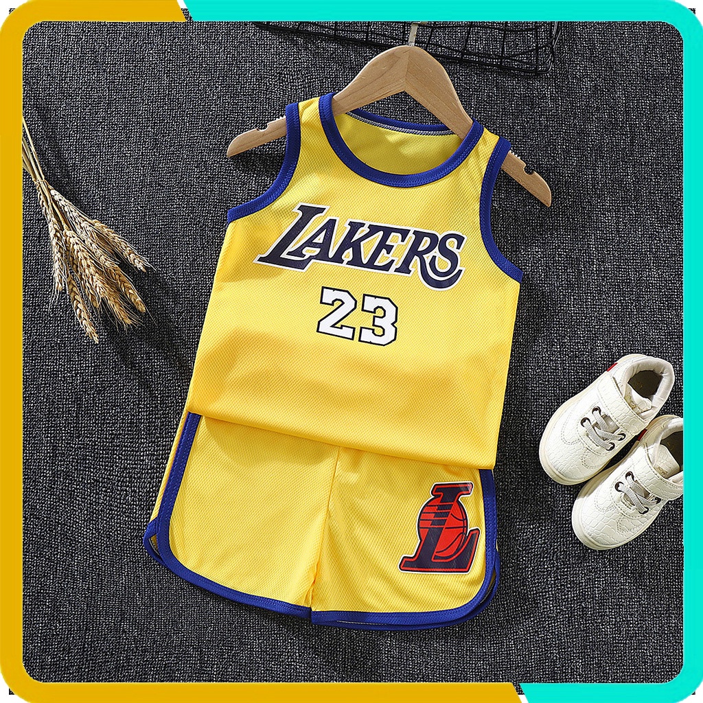 Bộ đồ bóng rổ trẻ em cho bé các câu lạc bộ NBA, Đồ thể thao cho bé từ 1- 8 tuổi,Chất liệu vải cao cấp mới nhất