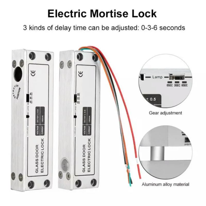 Chốt Khóa Điện DC 12V Cho Hệ Thống Kiểm Soát An Ninh