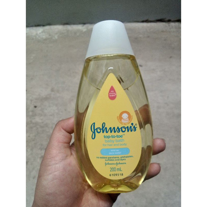 Sữa tắm gội toàn thân Johnson's Baby 200ml