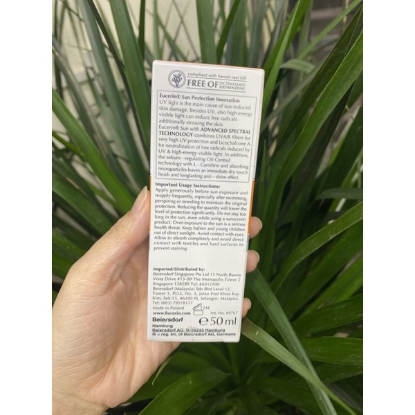 Kem Chống Nắng Kiểm Soát Nhờn Eucerin Sun Gel Cream Acne Oil Control SPF 50+ PA+++ | BigBuy360 - bigbuy360.vn