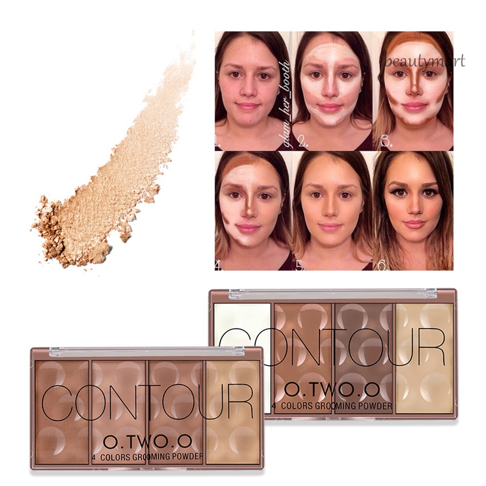 [Hàng mới về] Phấn má hồng tạo khối trang điểm mặt tạo làn da màu đồng 4 màu OTWOO | BigBuy360 - bigbuy360.vn