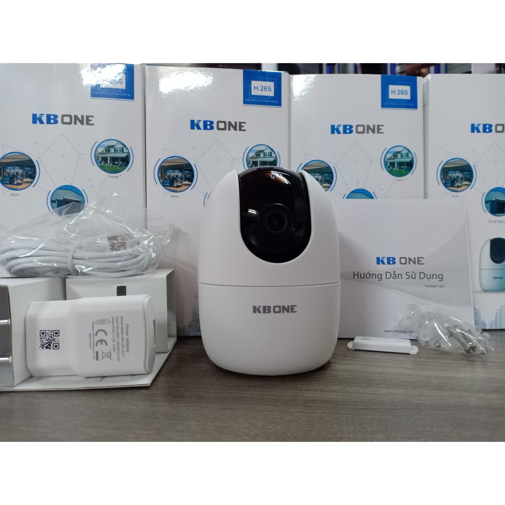 Camera Thông Minh IP Wifi 360 (Kbvision) KB ONE KN-H21PA 2.0MP - Chính Hãng Bảo Hành 24 Tháng