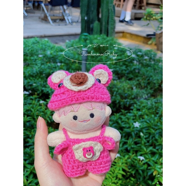 Set gấu Lotso cho doll 10,15,20cm