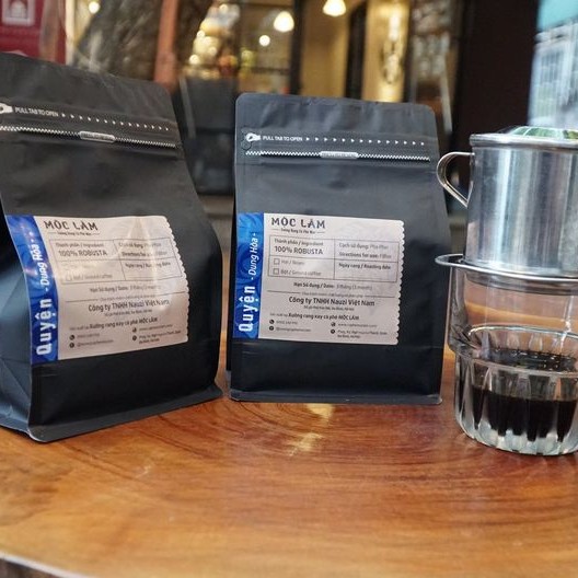 Cà phê mộc Robusta pha phin việt, rang mộc nguyên chất, Cà phê mộc pha phin truyền thống - 1857 Coffee | BigBuy360 - bigbuy360.vn