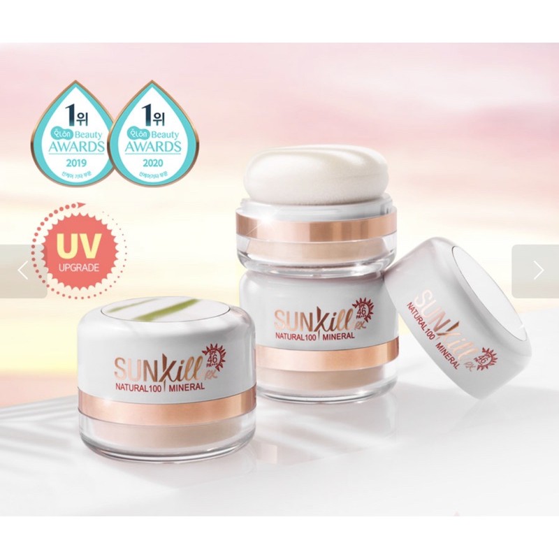 Phấn chống nắng kiềm dầu Maxclinic Sunkill RX Natural 100 Mineral SPF 46 PA+++