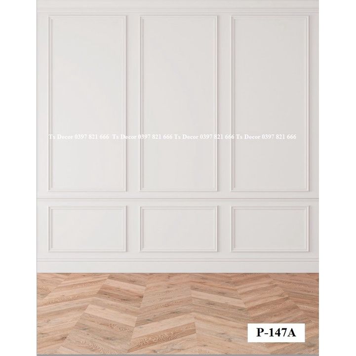 Phông Nền Chụp Ảnh và Livestream Màu Trắng Đơn Giản Hot Nhất 3D 5D