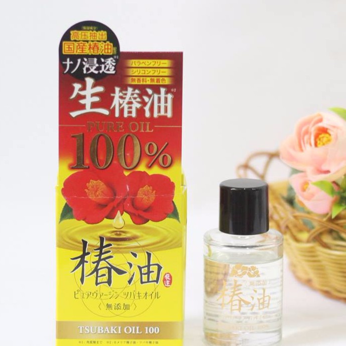 Tinh Dầu Hoa Trà Nhật Bản Oshima Tsubaki Oil 40ml.