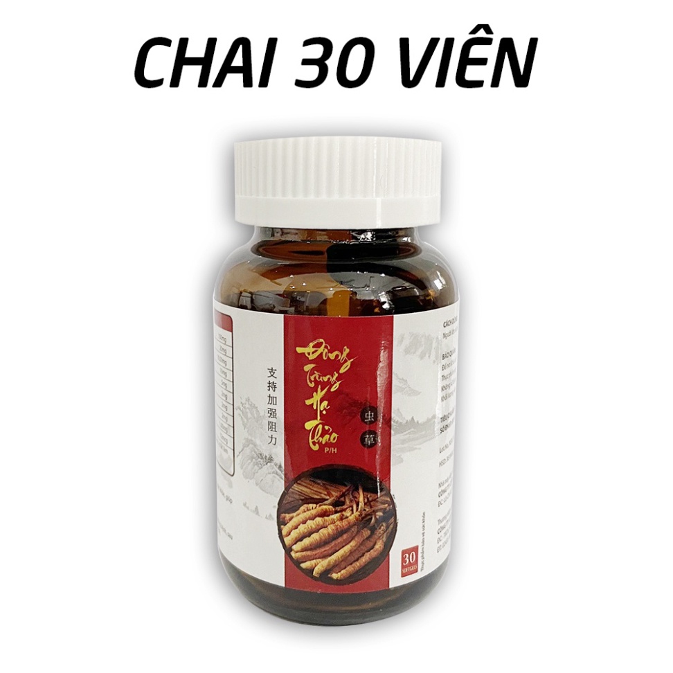 Cao đông trùng hạ thảo, cao nấm linh chi tăng sức khỏe, tăng sức đề kháng - 30 viên