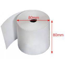 100 Cuộn giấy in nhiệt k80, giấy in Bill, Giấy in hóa đơn K80 x80mm
