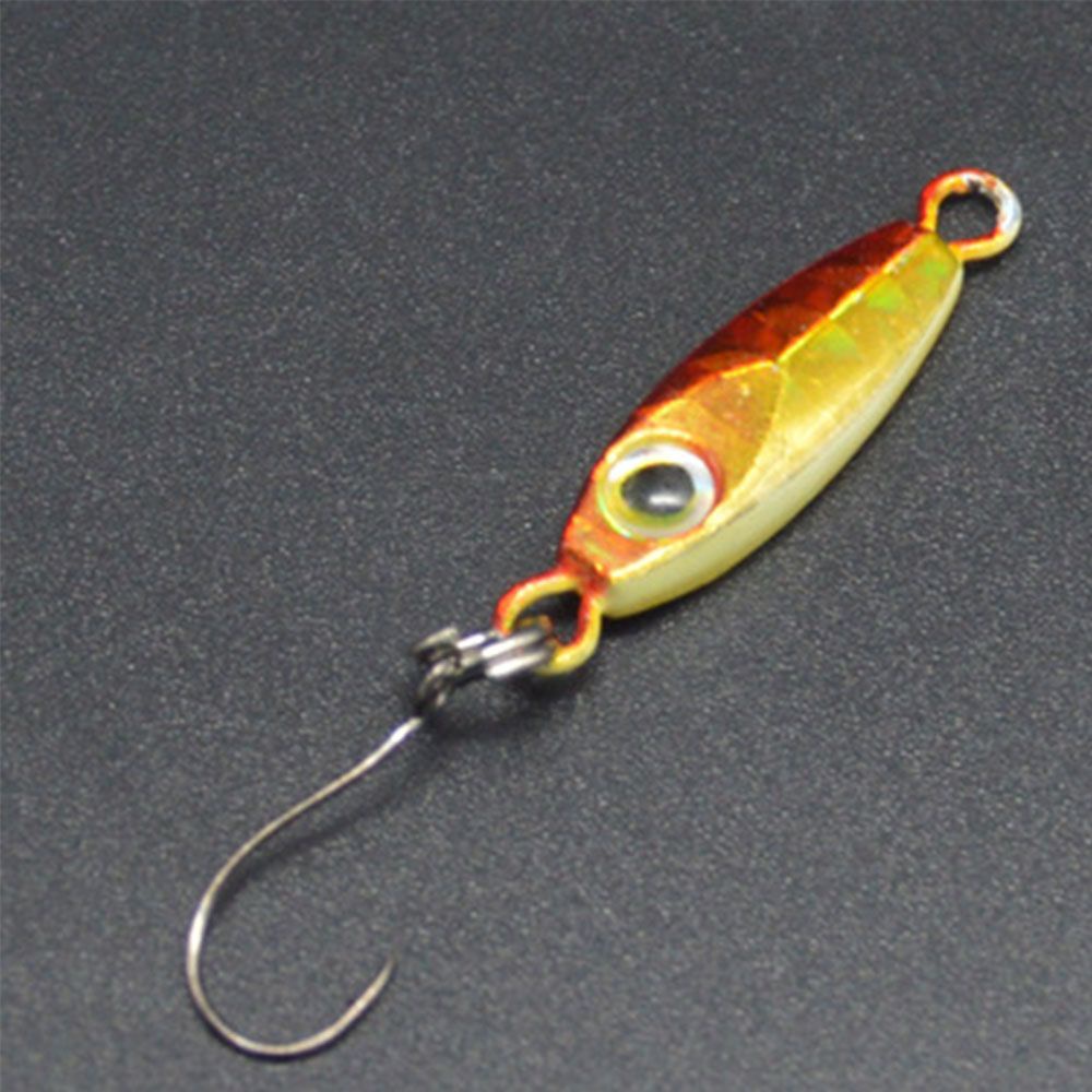 Mồi Câu Cá Nhân Tạo Bằng Kim Loại Cứng 2.7CM 4.5CM 3g 6g Có Móc