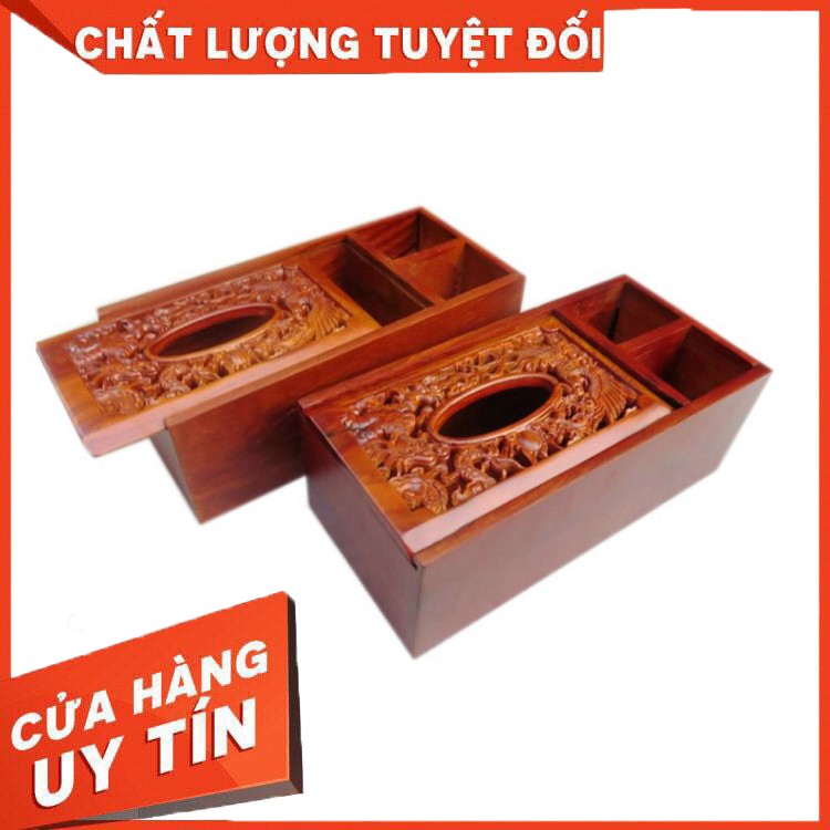 HÀNG CAO CẤP -  (Khuyến Mại) Hộp đựng giấy gỗ Hương - Hàng cao cấp uy tín  - Hàng Cao Cấp