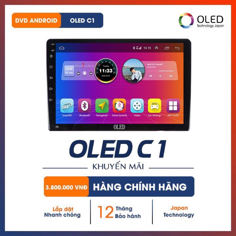 Màn Hình Android OLED C2 New (2021) Hàng Chính Hãng Bảo Hành 18 Tháng - Màn Hình DVD Ô Tô 9&quot; 10