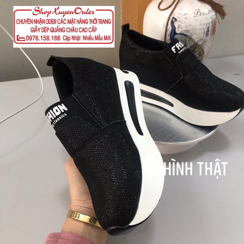 GIẦY ĐẾ ĐỘN NỮ NÂNG CHIỀU CAO 6CM SIÊU NHẸ ( HÀNG ORDER) +Video thật | BigBuy360 - bigbuy360.vn