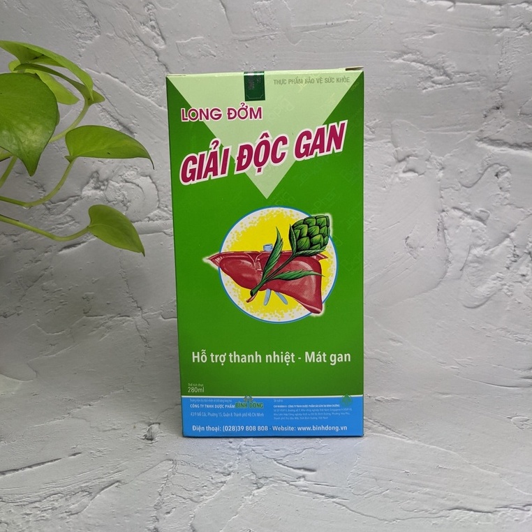 Long Đởm Giải Độc Gan Hỗ Trợ Thanh Nhiệt - Mát Gan Chai 280ml