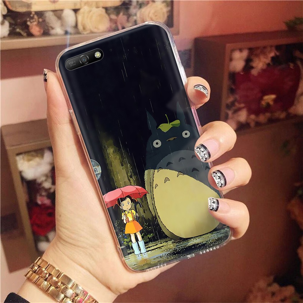 AT92 Neighbor Totoro Transparent Case Casing ASUS Zenfone 6 6Z 5 5Z 3 Zoom Live L1 ROG Phone Strix II 7 Pro