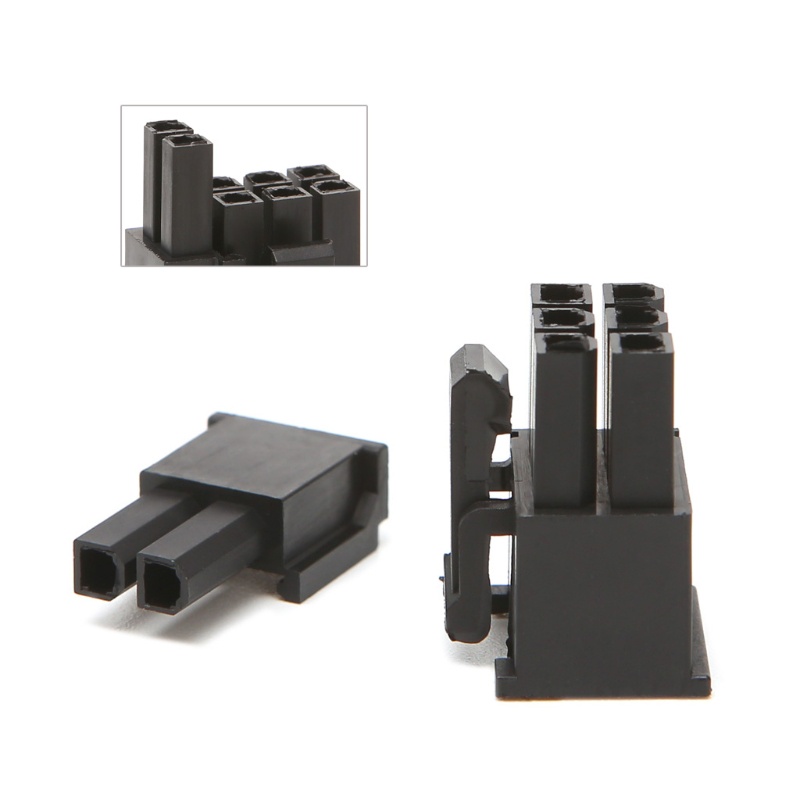 Set 30 Đầu Nối Nguồn Điện 4.2mm 6 + 2 Pin Bằng Nhựa Cho Thẻ Đồ Họa PC