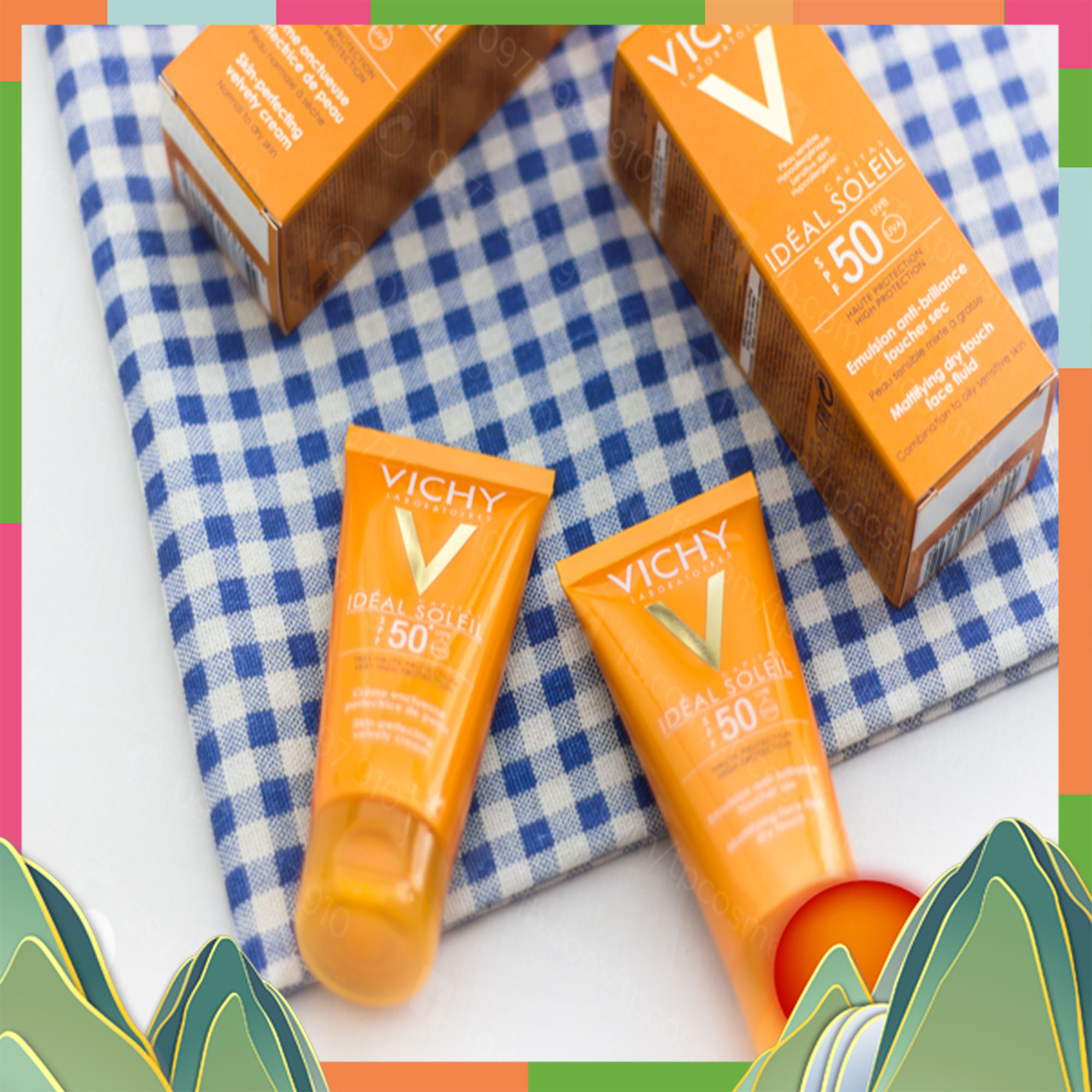 Kem Chống Nắng Vichy SPF 50 Ideal Soleil 50ml | WebRaoVat - webraovat.net.vn