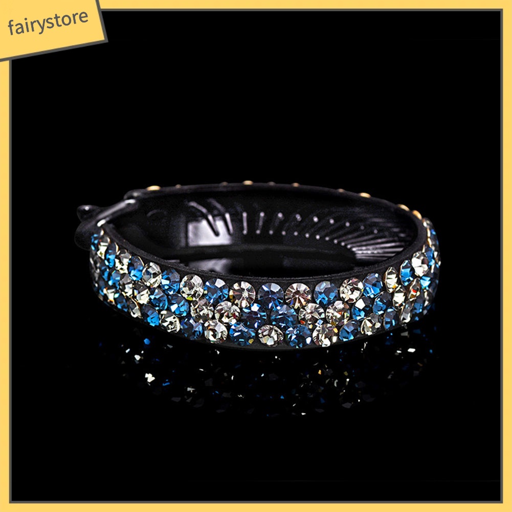 Kẹp tóc hợp kim đính đá xinh xắn cho nữ