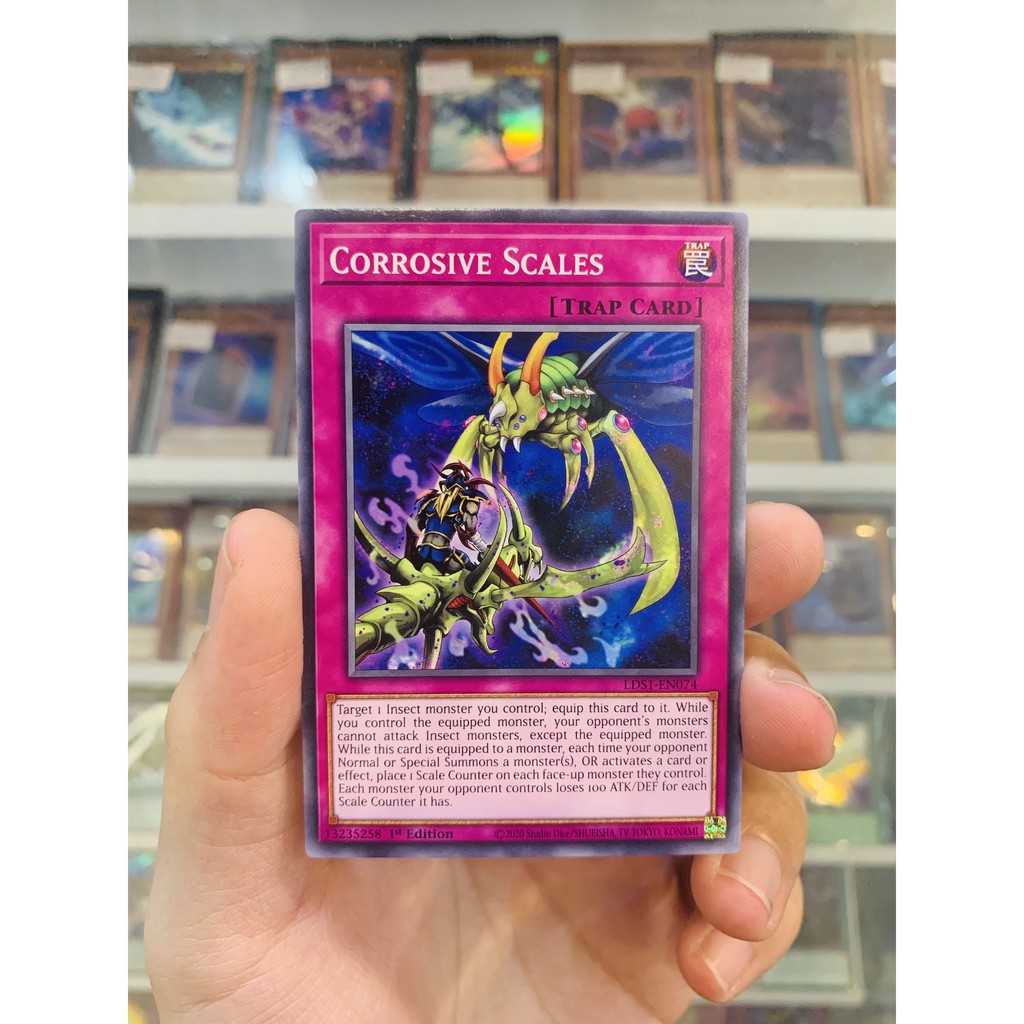 Thẻ Bài Lẻ YugiOh! Mã LDS1-EN074 - Corrosive Scales - Common - 1st Edition