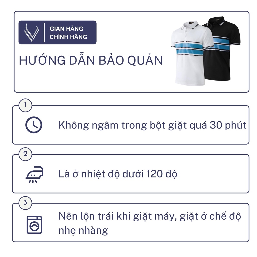 Áo polo nam VERATINO dáng thể thao chất cotton thoáng mát