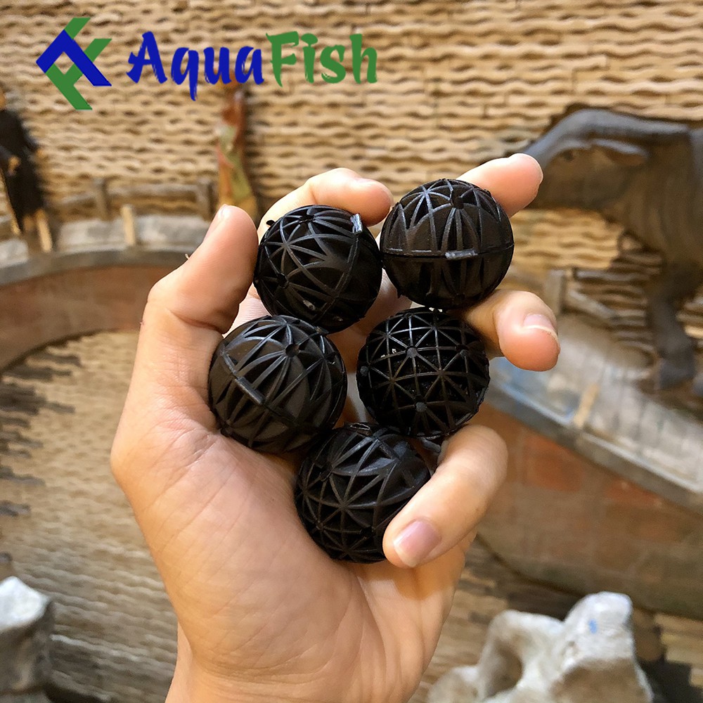 30 Quả Bóng Lọc Vi Sinh Bioball Giúp Lọc Nước Hồ Cá