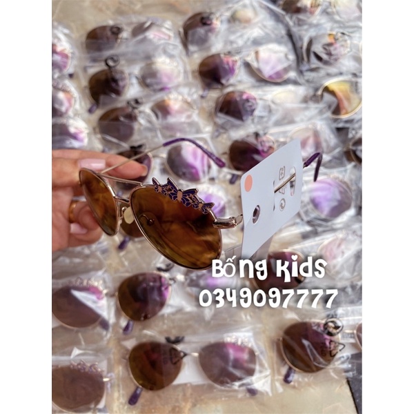 Kính Chuồn Chuồn Bé Gái Tráng Gương Tím HaM(lỗi xước nhẹ không đáng kể)