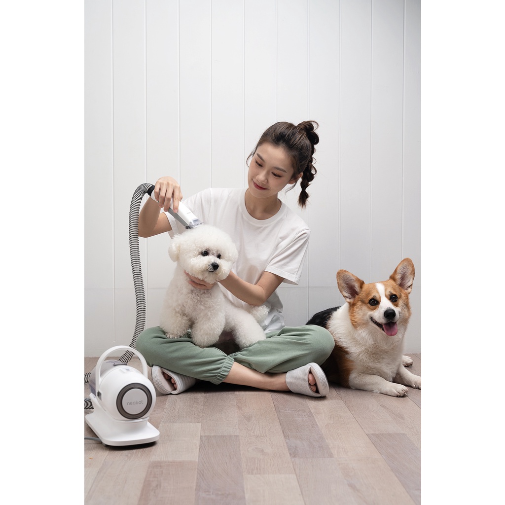 Neabot Pet Grooming P1 Pro – Máy cắt tỉa và hút bụi lông thú cưng đa năng