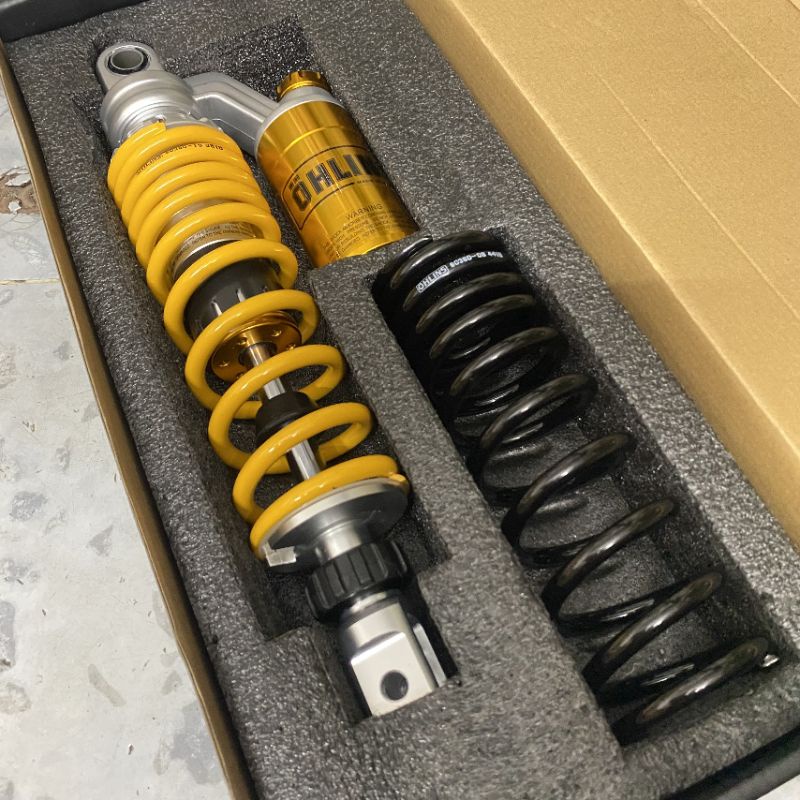 Phuộc nhún sau OHLINS bình dầu TĂNG CHỈNH THIỆT cho các xe Vario Click Vision đời mới Liberty Sh mode Mio...