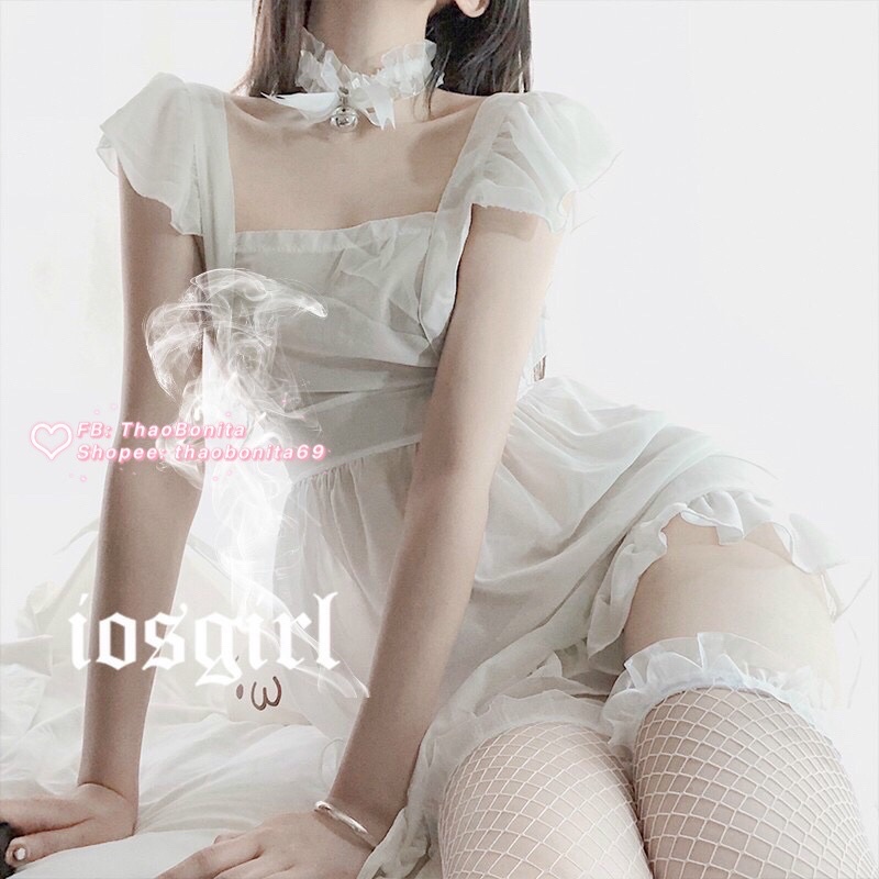Váy Ngủ Cosplay Nàng Hầu Ngây Thơ đáng yêu gợi cảm T511. GIAO HOẢ TỐC HCM
