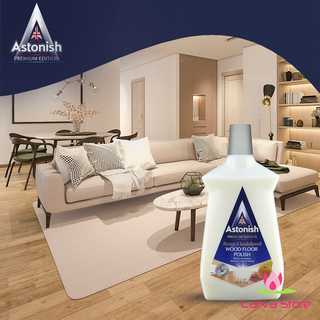 Nước Lau Sàn Phục Hồi Sáng Bóng Sàn Gỗ Astonish C6130 1 lít Anh Quốc Hương Quýt Quế - Larva Store