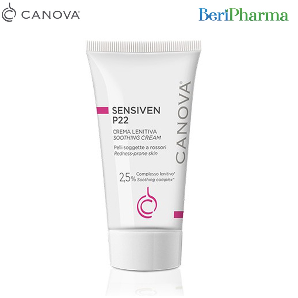 ✅  Canova Kem Làm Dịu Da, Dưỡng Ẩm Dành Cho Da Nhạy Cảm Sensiven P22 – Soothing Cream 50ml