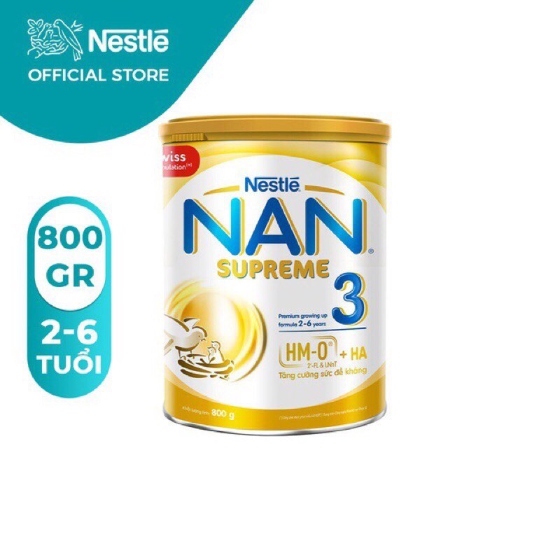 Sữa Bột NAN Supreme 3 800g Dễ Uống