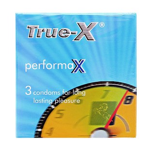 Bao cao su True-X performaX kéo dài thời gian(Hộp/3 cái)