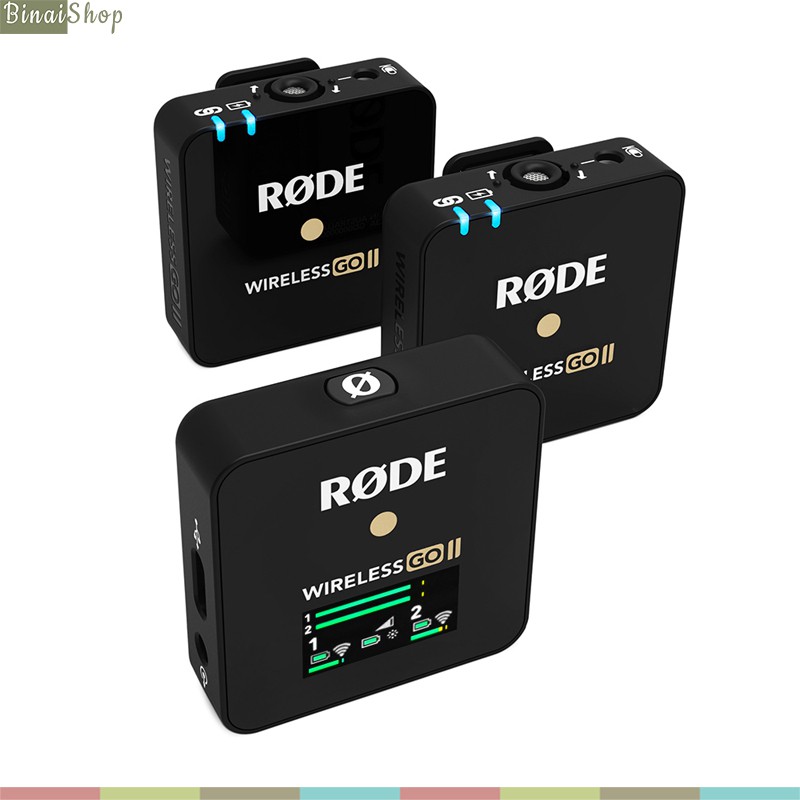 Rode Wireless GO II / GO III - Micro Không Dây, Ghi Âm Nội Bộ, GO III Kết Nối Bluetooth, 32-Bit Floa