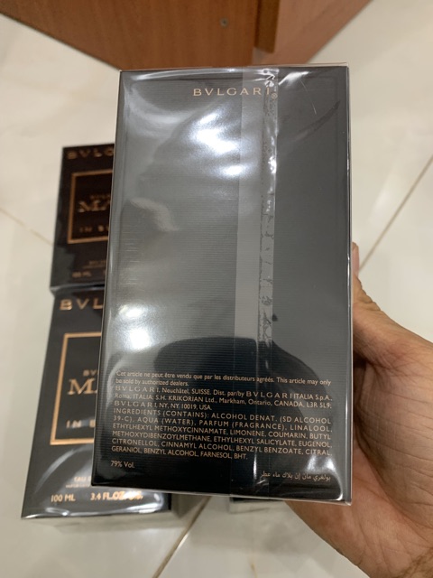 Nước hoa bvlgari man in black edp 100ml full seal | BigBuy360 - bigbuy360.vn
