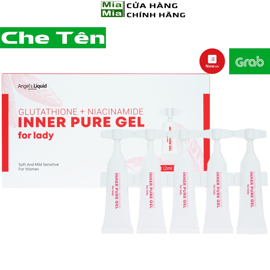 Gel Vệ Sinh Vùng Kín Phụ Nữ Làm Hồng Se Khít Vùng Kín ANGEL'S LIQUID GLUTATHIONE PLUS NIACINAMIDE INNER PURE GEL