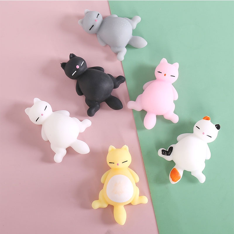 Squishy mềm dẻo slime mochi hình động vật cute dễ thương đồ chơi giảm stress E314