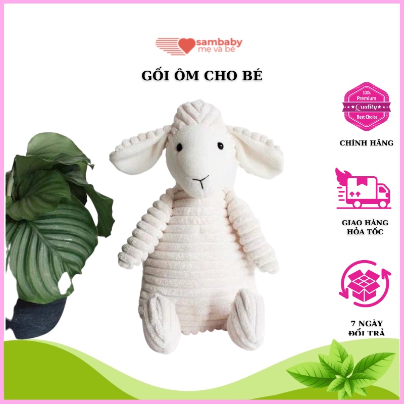 gấu bông cho bé , Cừu bông cho trẻ nhỏ ôm , sambaby chuyên đồ sơ sinh