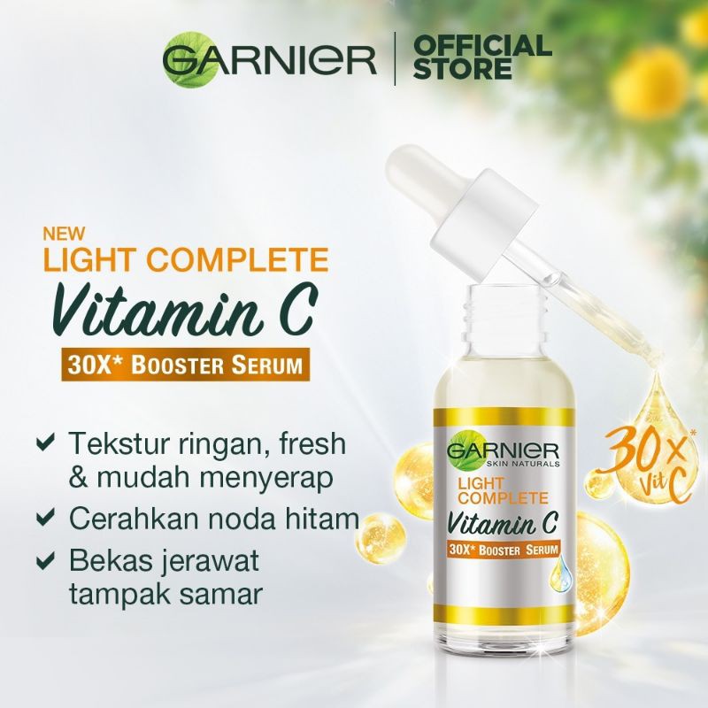 (Hàng Mới Về) Serum Garnier Chứa Vitamin C 30 X Boster Giúp Làm Sáng Và Chăm Sóc Da