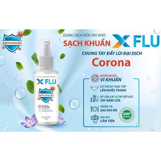 Nước Rửa Tay Khô Diệt Khuẩn X Flu dạng xịt