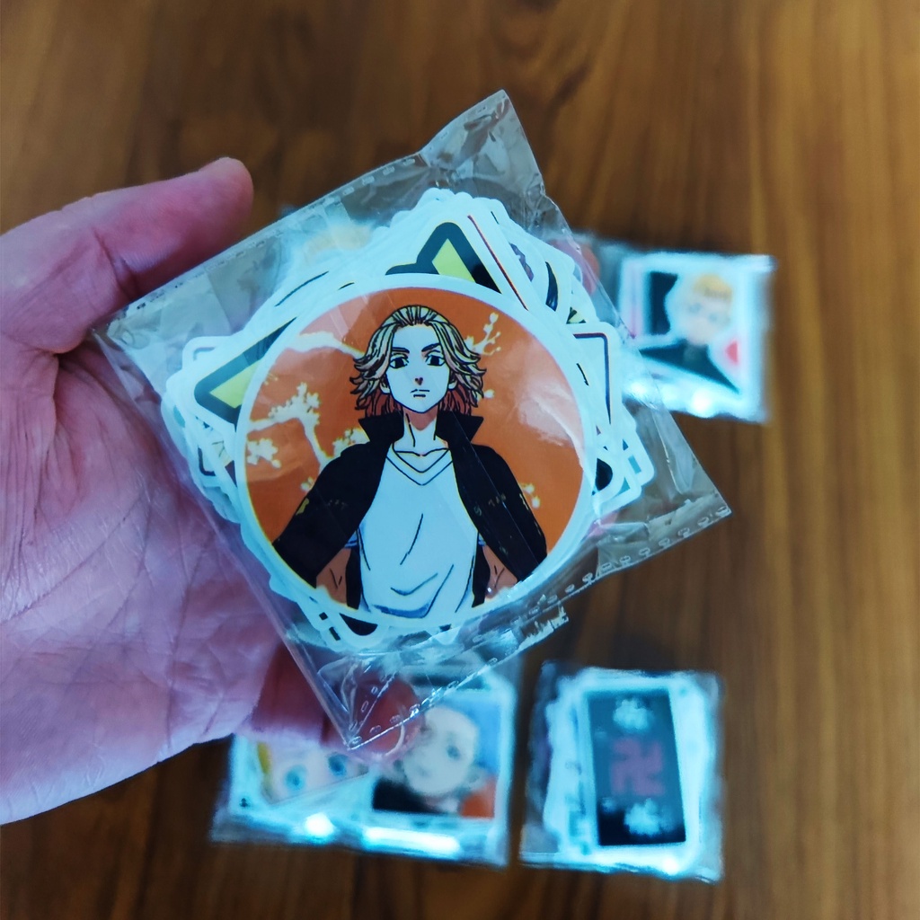 Bộ 400 Miếng Dán Trang Trí Điện Thoại Họa Tiết anime Nhật Bản