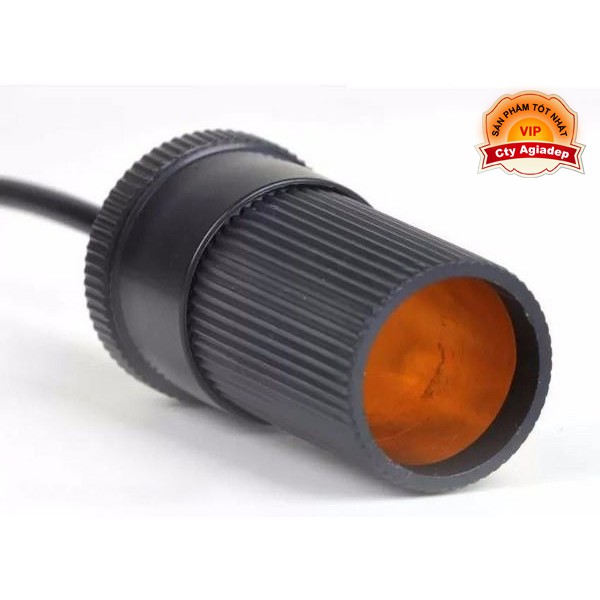 Bơm oto xe hơi xe máy (Lục giác - Tự ngắt) + Adapter để cắm điện trong nhà hay oto đều được