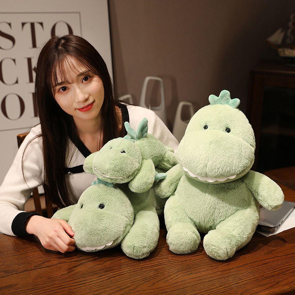 Đồ chơi nhồi bông Hình Khủng Long Hoạt Hình Trang Trí Phòng