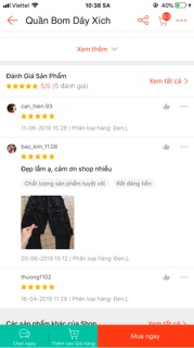 Quần Bom dây xích