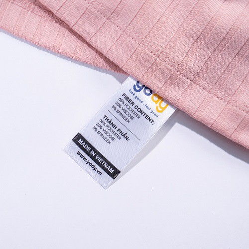 Áo phông nữ YODY cộc tay, cổ tròn chất liệu cotton mềm mại thấm hút mồ hôi TSN5346