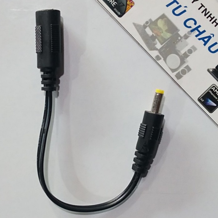 Cáp chuyển nguồn adapter chuẩn (5.5mm X 2.5mm) ra  chuẩn (4.0mm X 1.7mm) | BigBuy360 - bigbuy360.vn