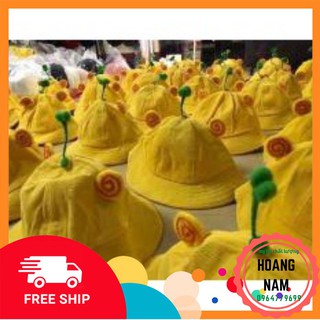 Mũ bucket mầm cây tai hình xoẵn ốc có cả size người lớn và trẻ còn đủ mầu